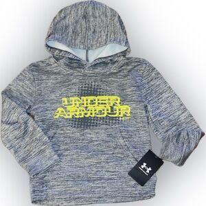 Under Armour Kids' Gray and Yellow Hoodie Size 4